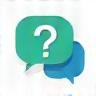 Graphic featuring question mark and speech bubble icons.